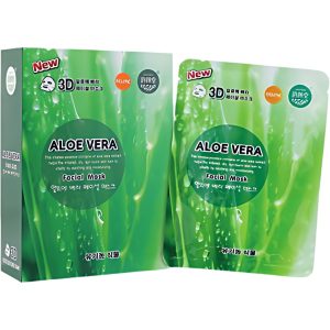 3D Facial Mask Аloe Vera 10 pieces.