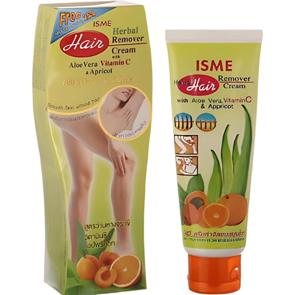 Depilation cream with vitamin C, apricot and aloe vera 120 gr.