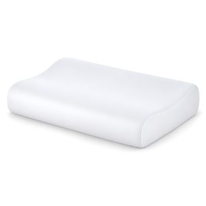 Two-tier orthopedic pillow made from 100% latex