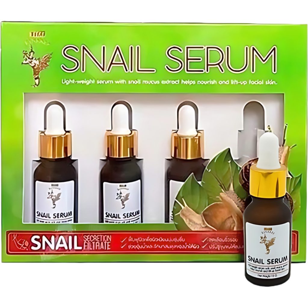 Snail Serum Thai Kinaree 4 x 15 ml.
