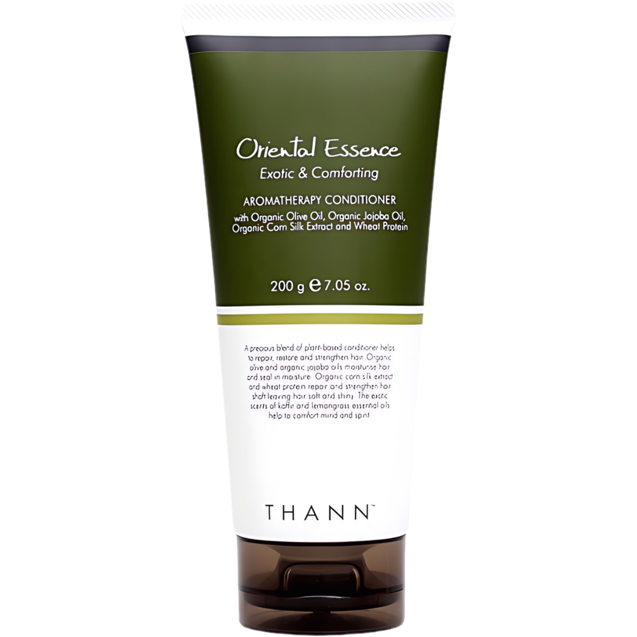 THANN Oriental Essence Aromatherapy Conditioner with Organic Olive Oil, Organic Jojoba Oil, Organic Corn Silk Extract and Wheat Protein 200 g THANN Oriental Essence Aromatherapy Conditioner with Organic Olive Oil, Organic Jojoba Oil, Organic Corn Silk Extract and Wheat Protein 200 g