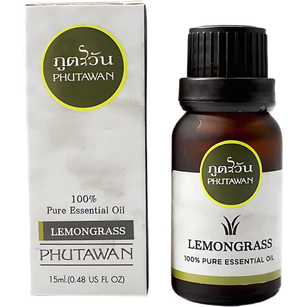Essential oil Lemongrass keeps the air fresh Effective in repelling insects mixed with massage oil