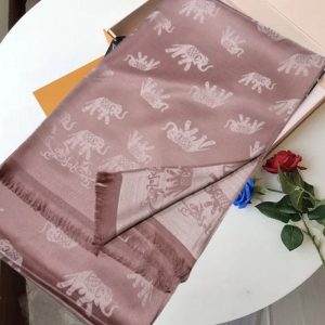 Asia Thai Silk Elephant Floral Scarf, 1 Piece — 5