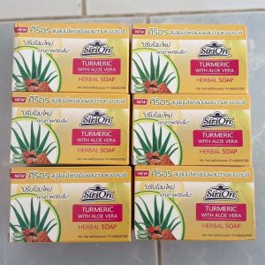 Siriorn Aloe Vera Herbal Soap, 6 x 110 g — 2