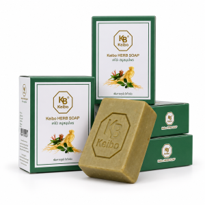 Traditional Thai Herbal Soap for Skin and Scalp, 100 g