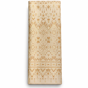 Handwoven Kalasin Silk Fabric Panel with Woven Pattern — 8