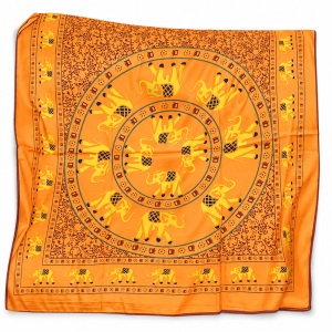 Silk Shawl and Scarf with Elephant Motif — 6